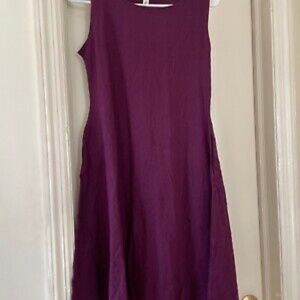 NWOT Zenana Premium Size S Sleeveless Dress-Wine Color